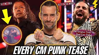 EVERY CM PUNK TEASE BY WWE [upl. by Mita]