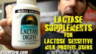 Lactase Supplements for Lactose Intolerant Whey Protein Users [upl. by Tremann]