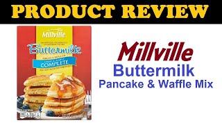 Product Review Millville Pancake amp Waffle Mix Is It As Good As Aunt Jemima [upl. by Fisken68]