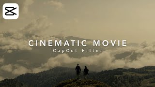 cinematic movie capcut filter tutorial  cinematic capcut filter editing [upl. by Hedgcock]