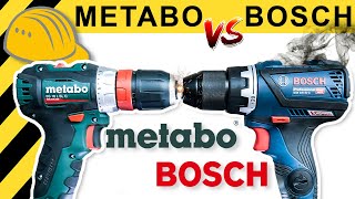 ABGERAUCHT METABO vs BOSCH Akkuschrauber DUELL  WERKZEUG NEWS 04 [upl. by Jaimie]