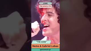 The Voice TF1Final  Nemo perfromed the Eurovision 2024 winning song quotThe Codequot with Gabriel Lobao [upl. by Aihsyt]