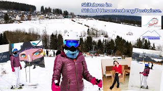 Lena Skifahren im Postwiesen Skidorf Neuastenberg [upl. by Rumit300]