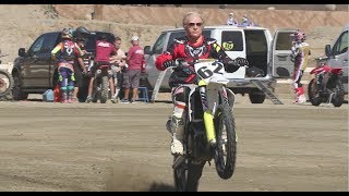 80 YEAR OLD GRANDPA EARL SHREDS DIRT BIKE [upl. by Ainimreh]