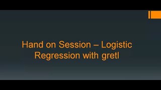 Logistic Regression Model Using GRETL and Tableau [upl. by Novelia394]