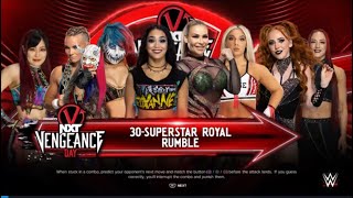 WWE WOMENS ROYAL RUMBLE FULL MATCH WWE2K24 WRESTLING HIGHLIGHTS [upl. by Marian]