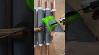 How to lag copper pipes like a pro asmr asmrsounds diy howto subscribe youtubeshorts tools [upl. by Mouldon]