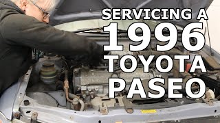 Servicing a 1996 Toyota Paseo [upl. by Epilif]