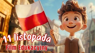 11 Listopada Narodowe Święto Niepodległości w Polsce 🤍💗 Historia Symbole Wartości👉 Film Edukacyjny [upl. by Pyne544]