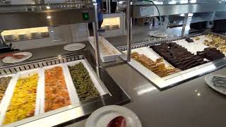 Qawra Palace Resort Malta buffet Breakfast Continental by Roby e Patty [upl. by Irrok477]