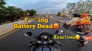 Socha Nahi Tha Yamaha R1 Band Ho Jaegi💔 Battery Dead While Riding😭 CRVlogs5 [upl. by Victorine752]