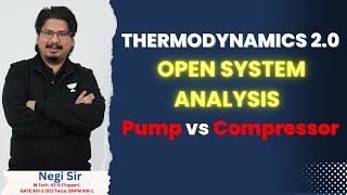 Pump vs Compressor  Thermodynamics 20  GATE amp ESE  20222023  By AIR1  K2K Batch NegiSir [upl. by Nnyleak174]