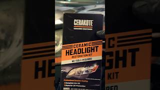 Easy Permanent Headlight Restoration cerakote detailing [upl. by Ettennek]