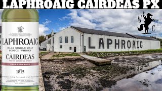 Laphroaig Cairdeas Pedro Ximenez Cask Strength Single Malt Scotch Whisky Review [upl. by Soloman]