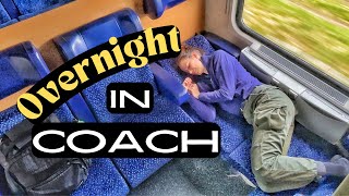 Nightjet ÖBB Train Review  15 hours in SEATING carriage [upl. by Coh]