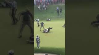 Climate protesters storm 18th green at Travelers Championship [upl. by London182]