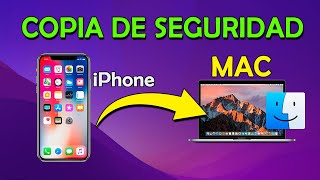 COPIA DE SEGURIDAD de iPhone en MAC [upl. by Enaerb]