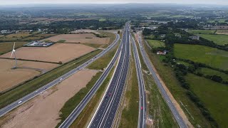 A30 Completion Drone Footage 24th June 2024 Carland Cross to Chiverton [upl. by Anivram813]