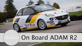 Opel ADAM R2 Rally Car  On Board  Track Test Garmin Virb Ultra 30  Autophorie [upl. by Mab]