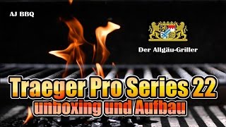 Traeger ProSeries 22 unboxing [upl. by Lancelot]