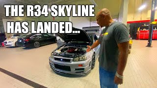 TAKING DELIVERY OF A RARE R34 NISSAN GTR SKYLINE [upl. by Graaf]