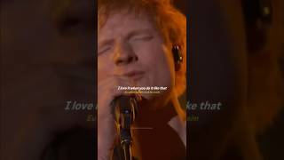 Ed Sheeran Shivers Live Performance short shorts edsheeran shivers edit lyrics live [upl. by Nosnibor991]