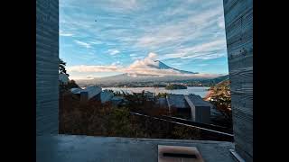 Lake Kawaguchi Fuji View Sunrise Time Lapse  Hoshinoya Fuji  20241019 [upl. by O'Dell]