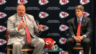 Andy Reid Introduced As Kansas City Chiefs Head Coach 1713 [upl. by Eneri]