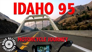 Idaho 95 south from Riggins on a BMW R1200RS motorcycle [upl. by Olecram]