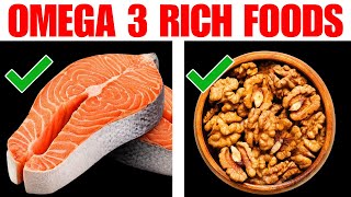 8 SUPER Foods That Are RICH In OMEGA3 Your Body Needs [upl. by Collimore101]