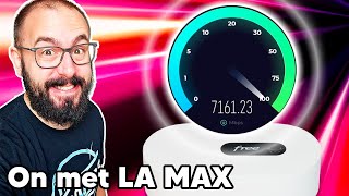 Freebox Ultra  comment jai DÉBLOQUÉ les 8 GIGA de ma connexion FIBRE [upl. by Langille]