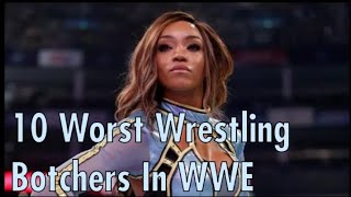 10 Worst Wrestling Botchers in WWE History [upl. by Eldin]