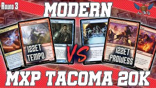 MTG Modern  Izzet Tempo vs Izzet Prowess  MXP Tacoma 20K  Round 3 [upl. by Edahc]