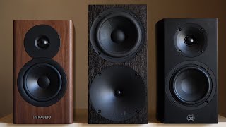 Three Danes  Buchardt S400 vs Dynaudio Evoke 10 vs System Audio SA5  Premium Bookshelf Speakers [upl. by Atsyrk40]