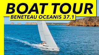 Will the latest Oceanis live up to the name  Beneteau Oceanis 371 tour  Yachting Monthly [upl. by Elehcar]