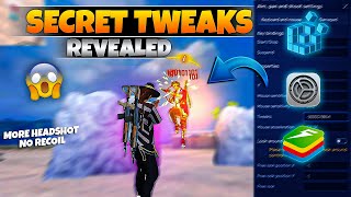 Revealing Best No Recoil Tweaks for BlueStacks Secret Settings Unlocked Free Fire  Bluestack 5 [upl. by Annoed]