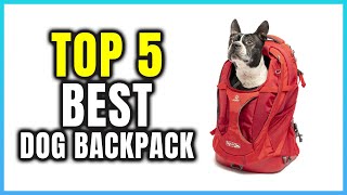 Top 5 Best Dog Backpack  Extreme Reviewer [upl. by Ysor]