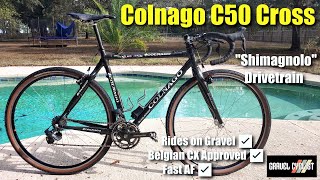 Colnago C50 Cyclocross Bike Rides Fast on Gravel Sven Nys Approved [upl. by Ilocin]