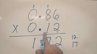 MULTIPLYING DECIMALS BY DECIMALS TAGALOG BY LITO SAIMORIN [upl. by Anwahs299]