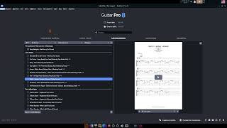 Arobas Music  Guitar Pro 801 in AV Linux MX [upl. by Zaraf214]