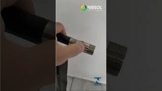 Placas coletor solar com tubos em aço inox para aquecimento de água para banho e piscina [upl. by Ellehcsor]