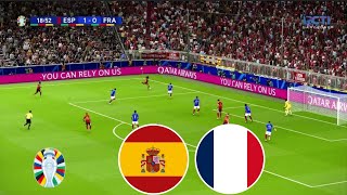 Spain vs France 21  UEFA Euro Cup 2024  Match Highlights  Pes 21 Gameplay [upl. by Adiaros855]