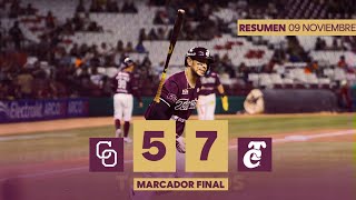 Yaquis vs Tomateros Serie 9  Juego 2 091124  RESUMEN [upl. by Llib272]