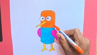 quotHow to Draw a Fun and Colorful Cartoon Character  Easy Drawing Tutorialquot [upl. by Gerald811]