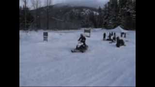 Xsled Extreme freestyle snowmobile training for kids Jan2608 [upl. by Ennayrb321]