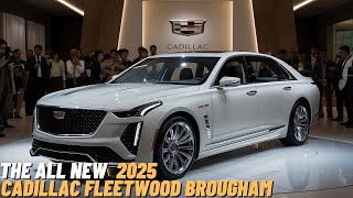 ITS BACK 2025 Cadillac Fleetwood Brougham Redesign  All Details Officially Confirmed [upl. by Urian]