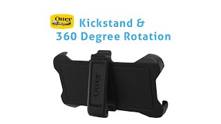 How to use the Kickstand and 360 Degree Rotation on your Otterbox Defender Or Defender Pro Case [upl. by Celene]