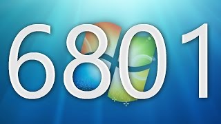 Windows 7 Build 6801 Install Tutorial [upl. by Winny]