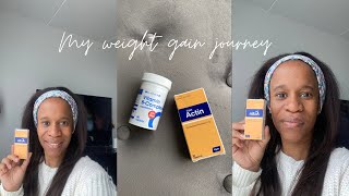 My weight gain journey  cipla actin  South African YouTuber [upl. by Niabi95]