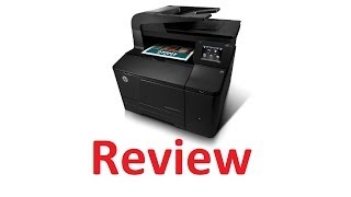 HP LaserJet Pro 200 color MFP M276nw Review [upl. by Yeoj80]